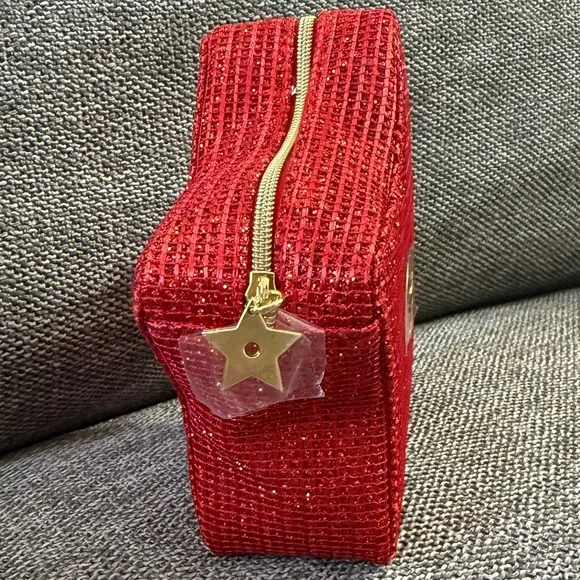 Dior Lunar New Year Red Star Makeup Bag Cosmetic Pouch Mini New Authentic - Picture 15 of 17